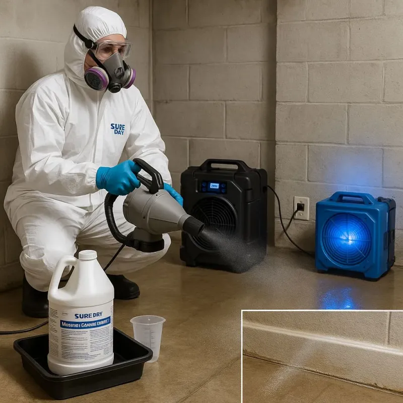 Sanitization and Odor Removal process in South Burlington, VT